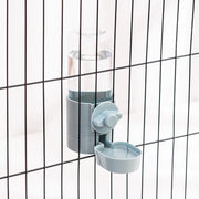 Automatic Pet Feeder Cage Hanging Bowl Water Bottle Food Container Dispenser For Puppy Cats Rabbit Birds Pet Feeding Product