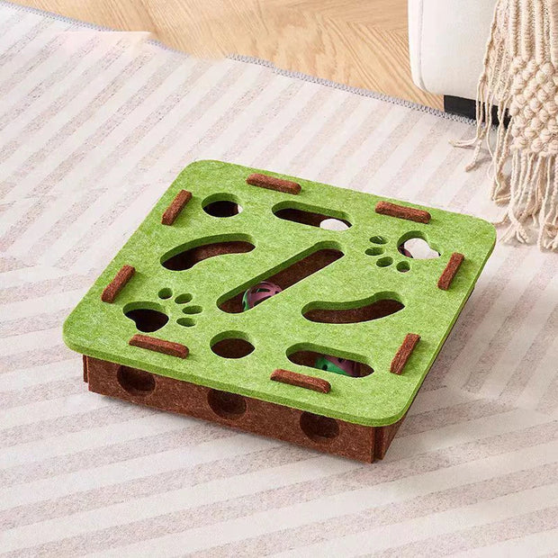 "Interactive Cats Puzzle Toys - Mental Stimulation Maze Box&Sensory Games for Indoor Kittens | Fun Brain Teaser for Smarts Cats"