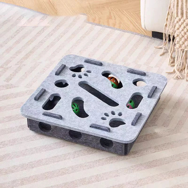 "Interactive Cats Puzzle Toys - Mental Stimulation Maze Box&Sensory Games for Indoor Kittens | Fun Brain Teaser for Smarts Cats"
