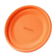 Dog Training Soft Frisbee Toy For Small Medium Large Breed Outdoor Play Tug Of War Interactive Fetch Flying Disc