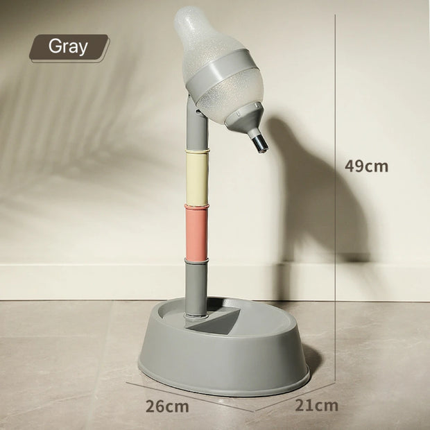 New Pet Height-adjustable Water Dispenser Dog Drinking Pot Cat Hanging Water Fountain Licking not Wet Mouth and Chin