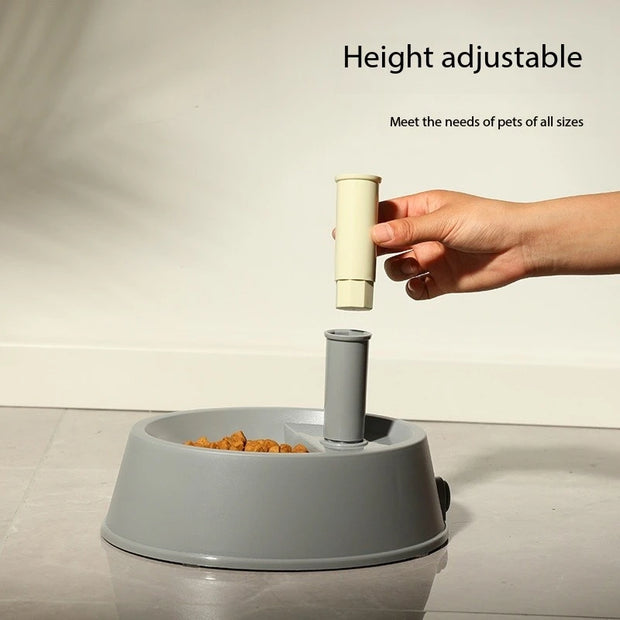 New Pet Height-adjustable Water Dispenser Dog Drinking Pot Cat Hanging Water Fountain Licking not Wet Mouth and Chin