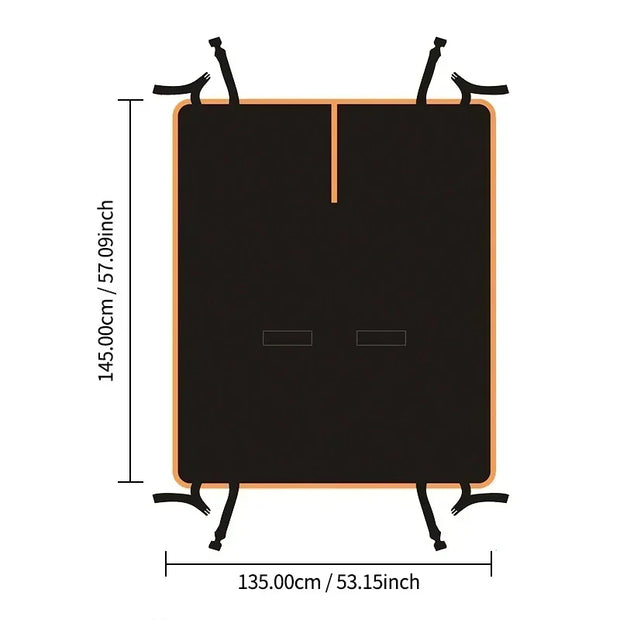 Premium Oxford Cloth Dog Car Seat Cover Durable Waterproof Scratchproof Pet Hammock Cushion Protector for Cars Trucks SUVs