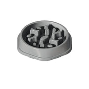 PP material dog and cat slow food bowl non-slip pet feeding bowl small dog large dog food bowl cat bowl anti-choking bowl