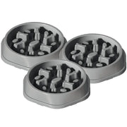 PP material dog and cat slow food bowl non-slip pet feeding bowl small dog large dog food bowl cat bowl anti-choking bowl