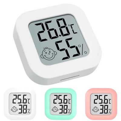 Electronic Digital Thermometer Hygrometer Indoor Room Temperature Humidity Meter Sensor Gauge For Home Use