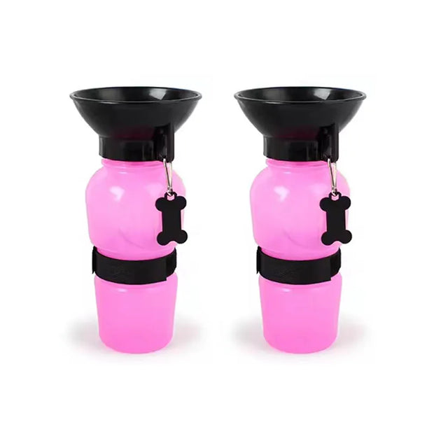 500ml Squeeze-Type Outdoor Portable Pet Dog Water Bottle Large Dog Travel Water Cup Drinking Bowl Suitable for Dogs and Cats