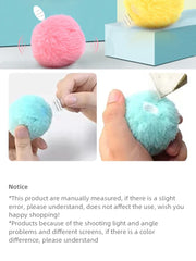 Wholesale Interactive Ball Smart Cat Toys Plush Electric Catnip Training Toy Kitten Touch Sounding Pet Product Squeak Toy Ball