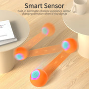 ROJECO Cat Toys Smart Interactive Cat Bouncing Ball Automatic Rolling Ball Training Self-moving Electric Toy Dog Pet Accessories