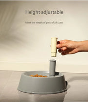 New Pet Height-adjustable Water Dispenser Dog Drinking Pot Cat Hanging Water Fountain Licking not Wet Mouth and Chin