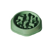 PP material dog and cat slow food bowl non-slip pet feeding bowl small dog large dog food bowl cat bowl anti-choking bowl