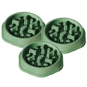 PP material dog and cat slow food bowl non-slip pet feeding bowl small dog large dog food bowl cat bowl anti-choking bowl