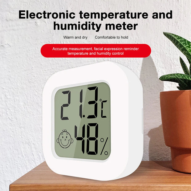 Electronic Digital Thermometer Hygrometer Indoor Room Temperature Humidity Meter Sensor Gauge For Home Use