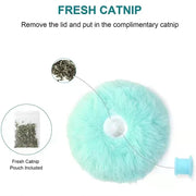 Wholesale Interactive Ball Smart Cat Toys Plush Electric Catnip Training Toy Kitten Touch Sounding Pet Product Squeak Toy Ball