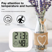 Electronic Digital Thermometer Hygrometer Indoor Room Temperature Humidity Meter Sensor Gauge For Home Use