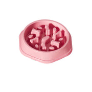 PP material dog and cat slow food bowl non-slip pet feeding bowl small dog large dog food bowl cat bowl anti-choking bowl