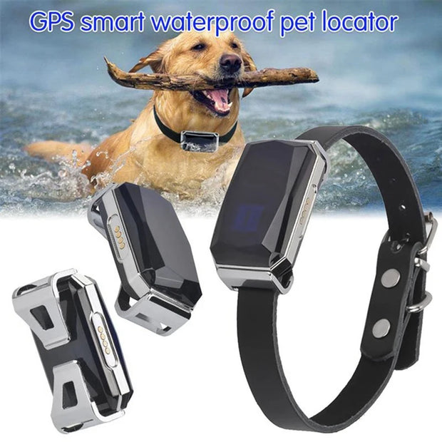 G12 GPS Smart Pet Locator Universal Waterproof GPS Location Collar For Cats And Dogs Positioning Tracker Locating