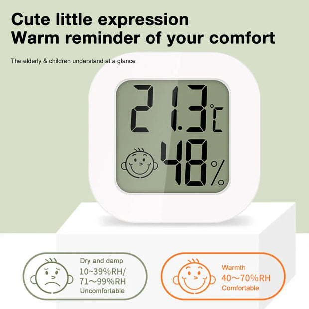 Electronic Digital Thermometer Hygrometer Indoor Room Temperature Humidity Meter Sensor Gauge For Home Use
