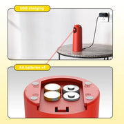 Automatic Cat Toys LED Laser Interactive Smart Teasing Pet Handheld Electronic Indoor Random Laser Cats Toy Accessories For Dog