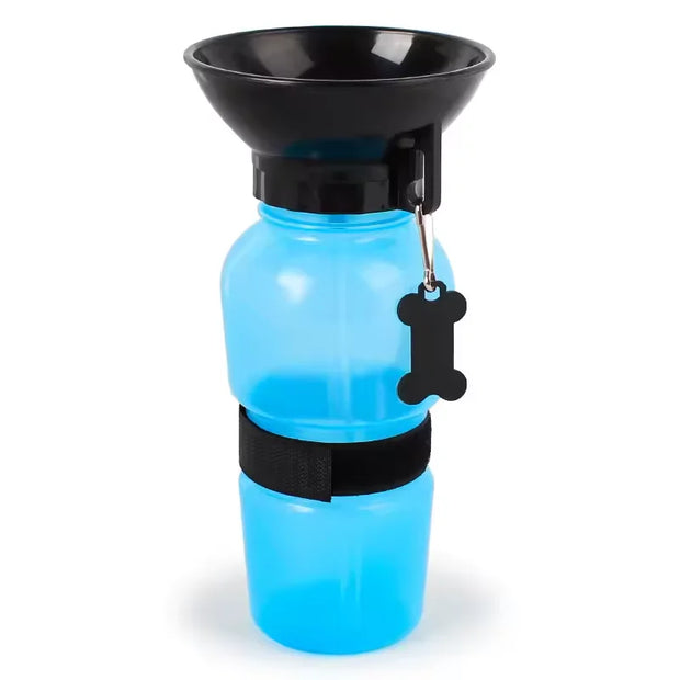 500ml Squeeze-Type Outdoor Portable Pet Dog Water Bottle Large Dog Travel Water Cup Drinking Bowl Suitable for Dogs and Cats