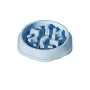 PP material dog and cat slow food bowl non-slip pet feeding bowl small dog large dog food bowl cat bowl anti-choking bowl