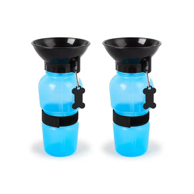 500ml Squeeze-Type Outdoor Portable Pet Dog Water Bottle Large Dog Travel Water Cup Drinking Bowl Suitable for Dogs and Cats