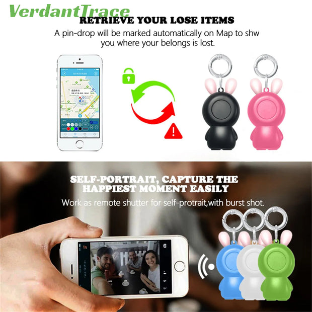 Mini Smart GPS Tracker Finder Locator Wireless Bluetooth Anti Lost Alarm Sensor Device Collar For Key Cat Pets Dog Accessories